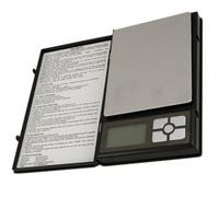 BILANCIA ELETTRONICA PIEGHEVOLE NOTEBOOK 11085 500g x 0.1g TASCABILE 90x115MM