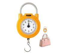 Bilancia elettronica portatile - bilancia portatile | mini portatile a molle insacchettate ad alta precisione, per bagagli e cucina, capacità di 10 kg, con guscio in ABS con gancio in ferro