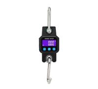 Bilancia elettronica portatile da 300 kg/50 g, mini bilancia di sollevamento ricaricabile, for pesca, viaggi, pesatura dei bagagli Molteplici funzioni(Black)