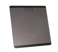 Bilancia Elettronica Quadrata A Colori Da 26 Cm Chiamata Bilancia Intelligente For Grasso Corporeo In Vetro Temperato Bilancia Pesapersone Digitale Intelligente A Led Facile Da Usare(Gray)