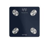 Rowenta Goodvibes Life+ 2.0, Bilancia con Schermo LED Facile da Leggere, Capacità 180 kg, Misura 15 Indicatori Corporei, Design Eleganti, Utenti Illimitati, Colore Wanted Blue, BR9720