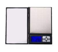 Bilancia Elettronica Tascabile per Gioielli 500g +/- 0,01 g, Mini Bilancia di Precisione, Piccola Bilancia, Display LCD retroilluminato HDWR wagPRO-A500GD