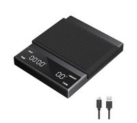 Bilancia for caffè digitale 3Kg 0.1g Bilancia for caffè espresso a goccia ricaricabile ad alta precisione con timer Bilancia da cucina portatile Bilance fini
