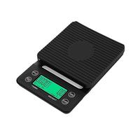 Bilancia For Caffè Intelligente For Alimenti Da Cucina Elettronica Digitale Con Timer For Gioielli Di Precisione Mini For Uso Domestico Misurazione Semplice Accurata(Black,5KG-0.1g)