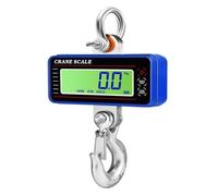 Bilancia for gru impermeabile, bilancia digitale LCD sospesa da 65 piedi con controllo wireless, strumenti for pesi industriali resistenti per Garage Farm(1500kg Blue)