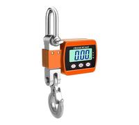 Bilancia for gru LCD precisa da 500 kg, elettronica portatile, in lega di acciaio, con gancio, bilancia digitale, strumenti for la salute industriale, kg/lb/N(Orange)