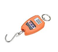 Bilancia for gru portatile 1PC 200kg Nero/Arancio Bilance for bagagli con gancio di piccole dimensioniPesatura agricola/fabbrica/mercato Dati facili da leggere(Orange)