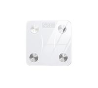 Bilancia For Il Grasso Corporeo Bilance Intelligenti Digitali For Bagno Wireless Compatibile Con Bluetooth Analizzatore Di Composizione Del Display LCD Preciso E Facile Da Leggere(White)