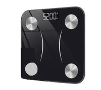Bilancia For Il Grasso Corporeo Bilance Intelligenti Digitali For Bagno Wireless Compatibile Con Bluetooth Analizzatore Di Composizione Del Display LCD Preciso E Facile Da Leggere(Black)
