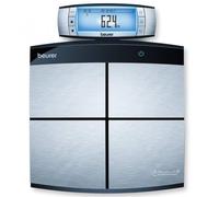 Bilancia Impedenziometrica Beurer BF 105 Fino a 180 kg 8 Elettrodi Bluetooth USB Display XXL