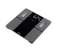 Bilancia intelligente Bluetooth Schwaiger Bluetooth Connection 180kg display LCD nera