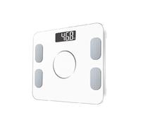 Bilancia Intelligente For Grasso Corporeo Bilancia Digitale For Bagno Bilancia Da Pavimento Bilancia Bluetooth Bilancia Elettronica Facile Da Usare(White)