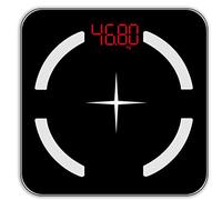 Bilancia intelligente per il grasso corporeo,Bluetooth BMI bilancia da bagno corporeo analizzatore di composizione corporea con 18 caratteristiche essenziali,app intelligente per il fitness (nero)