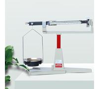 Bilancia meccanica da laboratorio, bilancia meccanica a 4 righelli, intervallo di pesatura 0,01 g-311 g, precisione 0,01 g, set di pesi analitici da laboratorio, con pallet da 15 cm, per ricerca sci