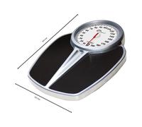 Bilancia meccanica LITTLE BALANCE 8182 PRO M 200, 200 kg / 1 kg, Grande display, Professionale, Nero e Cromo - Nouvo