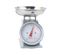 Bilancia meccanica professionale 5 kg - precisione 20 g - vassoio ciotola 210 mm - bilancia ad ago robusta in metallo