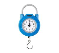 Bilancia Meccanica Vintage Portatile con Gancio a Molla da 10 kg for Appendere i Bagagli tascabili Mini pesatura(Blue)