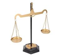 Bilancia metallica, arredamento, bilancia, giustizia, legge, bilancia, decorazione, bilancia, misurazione, ornamento per casa e ufficio