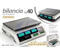 BILANCIA METALLO KG 40 ELETTRONICA DA TAVOLO