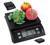 Bilancia per alimenti in ABS, bilancia da cucina digitale da 30 kg/66 libbre con display LCD e funzione di conteggio/tara, g/oz/lb/kg, a batteria per la cottura al forno
