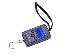 Bilancia per bagagli, bilancia digitale portatile sospesa con gancio, display LCD, forniture da pesca in plastica per la pesca all'aperto in fattoria domestica