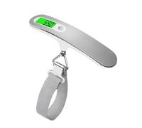 Bilancia per bagagli, Bilancia elettronica for bagagli da 5 pezzi, digitale LCD, appendere, for valigie, viaggio, pesa, strumento di bilanciamento del peso,per valigia da viaggio