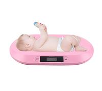 Bilancia per bambini digitale di precisione, con display LCD, rosa, multiuso, adatta per pesare oggetti sotto i 20 kg, adatta per pesare neonati, gatti, cani, ecc