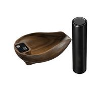 Bilancia per Caffè, Kit Spruzzatore, Bilancia Digitale ad Alta Precisione 0,1g con Display LED, Mini Bilancia per Espresso per Baristi e Amanti del Caffè (Nero)