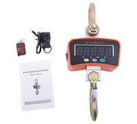 Bilancia per gru con telecomando, 3000 kg, elettronica digitale 3T Heavy Duty Crane Scale industriale con grande schermo LCD