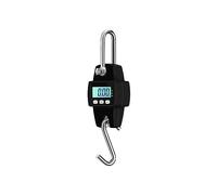 Bilancia per gru industriale, Bilancia elettronica for gru da 300 kg Strumento di pesatura digitale LCD Mini bilancia for gru sospesa industriale digitale portatile con di sospensione a gancio(Noir)