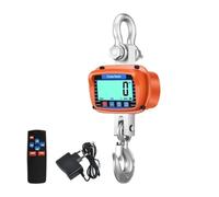 Bilancia per gru industriale ricaricabile da 3000/5000 kg, sospesa digitale per carichi pesanti, Misurazione Del Peso(3000KG Orange)