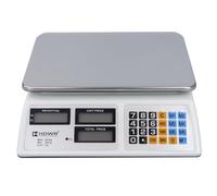 Bilancia per Negozi di Precisione, Elettronica, Display Digitale, Portata fino a 40 kg, Precisione +/- 2 g, HDWR wagPRO-S40