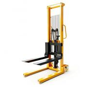 Bilancia per pallet Elevatore idraulico manuale compatto 500 kg Forca da 62 cm con freno for stoccaggio