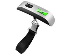 Bilancia pesa-Bagagli Digitale Portatile da 50 kg/110 libbre con Display LCD, pesa-Valigia Viaggio Elettronica sospesa(Hand Strap)