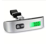 Bilancia pesa bagaglio portatile display LCD digitale bagagli elettronici appesi valigia viaggio pesa borsa bagagli strumenti di equilibrio del peso 50kg/110lb funzione tara