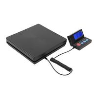 Bilancia pesapacchi digitale, 50 kg Bilancia digitale per pacchetti 2g bilancia elettronica a piattaforma con display LCD esterno per posta con adattatore, per trasporto di imballaggi EU