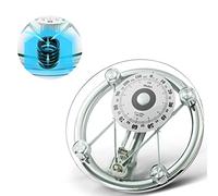 Bilancia Pesapersone Analogica,Scala Meccanica della Salute,Vetro Temperato Rotondo, Robusto, Senza Batteria/Pulsante, Adatto A Casa, Scuole, Istituti Medici