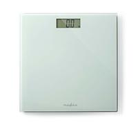 Nedis Bilancia digitale – Vetro temperato, capacità 150 kg – Bianco