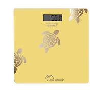 LITTLE BALANCE 8731 Tartarughe Sabbia Metallizzate, Bilancia pesapersone senza batteria, Ricaricabile USB, Riparabile, 180 kg, Design Sabbia metallizzata