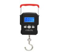 Bilancia portatile con gancio sospeso, bilancia elettronica mini display digitale LCD da 50 kg/5 g, for bagagli viaggio for la pesca per edilizia, fabbrica(Battery Type)