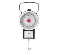 Bilancia portatile da 22 kg con quadrante mini for bagagli, pesa, valigie, viaggio, metro a nastro, gancio