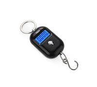 Bilancia portatile da appendere 25 kg/5 g, mini bilancia digitale LCD, for la pesca, i bagagli, viaggi, il portachiavi, elettronica per edilizia, fabbrica(Black-Battery)