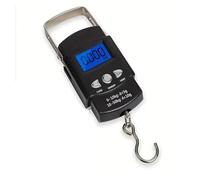 Bilancia portatile da appendere da 110 libbre/50 kg, bilancia digitale con retroilluminazione, bilancia tascabile da viaggio for la pesca, bilancia for bagagli Funzioni multiple
