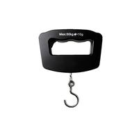Bilancia portatile da appendere mini 50 kg e 10 g, bilancia elettronica for bagagli, digitale con gancio for pesci, display blu(Hook Scale)