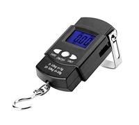Bilancia portatile in grammi, Bilancia digitale portatile LCD mini bilancia da pesca for bagagli da viaggio con pesatura stadera gancio for appendere strumento bilancia