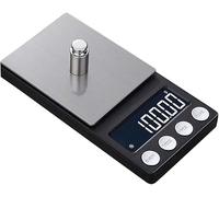 Bilancia portatile in grammi, Bilancia elettronica Mini bilancia digitale for gioielli 0,01/0,1 g da cucina ad alta precisione retroilluminata Peso tascabile for gioielli Durevole (500 g/0,01