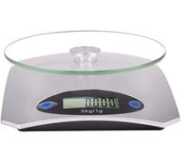 Bilancia portatile in grammi, Bilancia for alimenti in vetro 5Kg/1G Bilancia elettronica for cottura in vetro temperato Mini bilancia digitale for alimenti da cucina in grammi