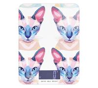 Bilancia portatile per gatti senza peli in stile bohémien, per pesare cibo 5 kg/5 g, bilancia da cucina con 4 unità per fare sapone, arrostire e cuocere (batterie non incluse)