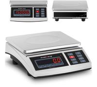 Bilancia postale con piattaforma 21 x 27 cm, batteria + alimentatore,