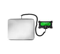 Bilancia postale elettronica in acciaio integrata con display LCD retroilluminato capacità di 440 libbre precisione 0 05 kg funzioni spegnimento automatico blocco dati e conteggio per pacchi da spediz